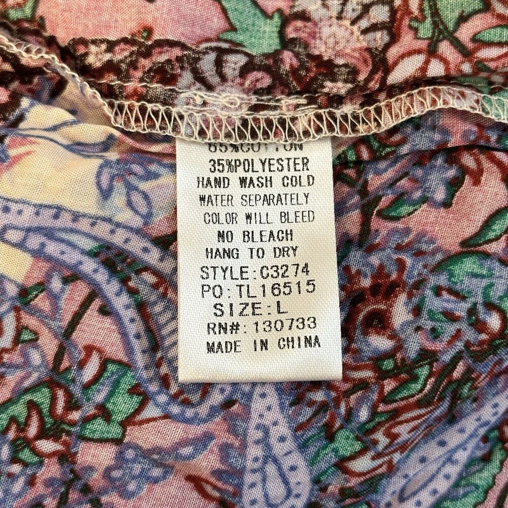 Floral Patchwork Boho Top - Picture 13 of 14